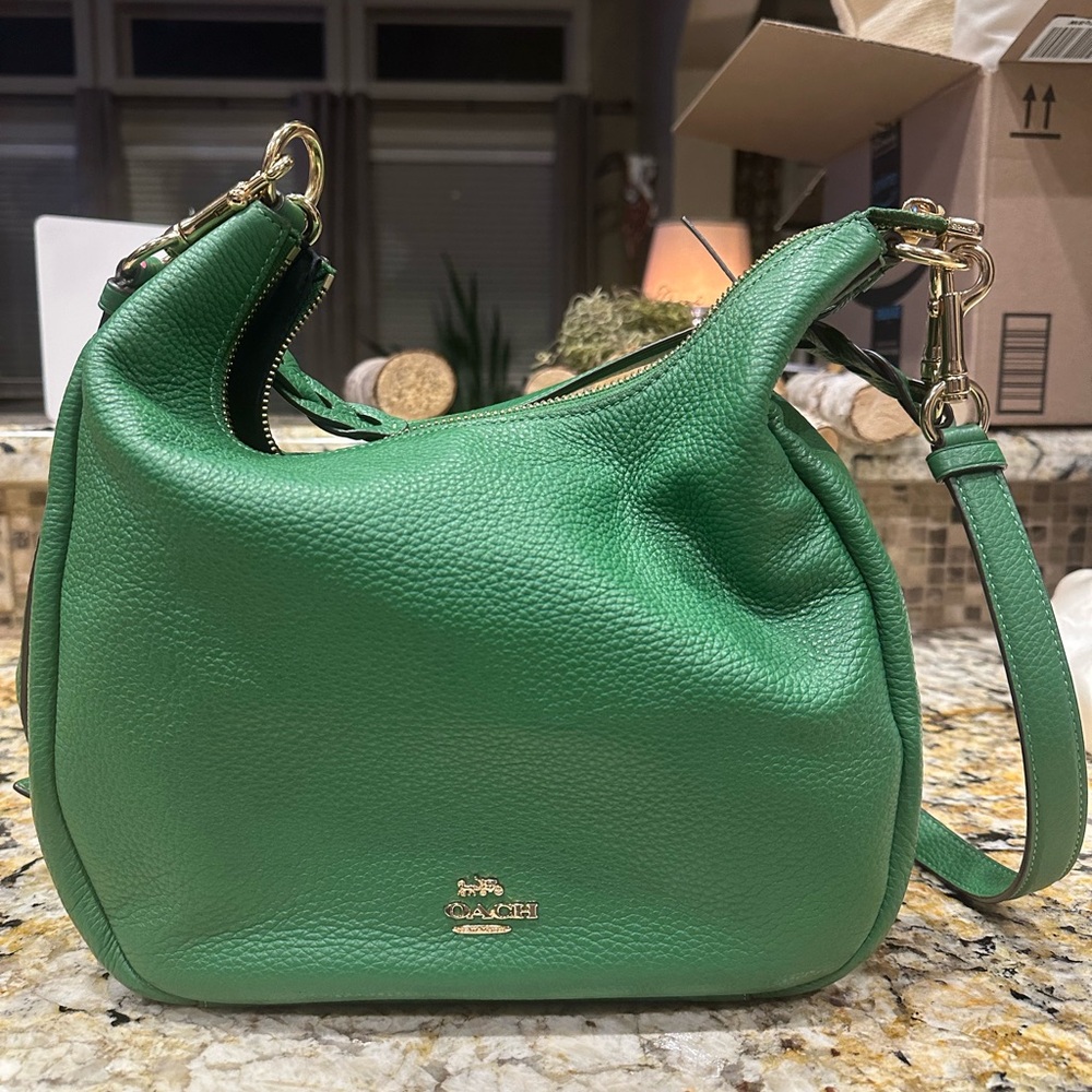Green Coach purse